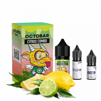 Набор для самозамеса солевой Octobar 30 мл, 0-50 мг Citrus Combo (Лимон лайм)