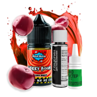 Набор для самозамеса солевой Sour Boom 15 мл (Cherry boom Вишня, 0-65 мг)