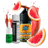 Набор для самозамеса солевой Sour Boom 15 мл (Sicilian Orange Сицилийский апельсин, 0-50 мг)