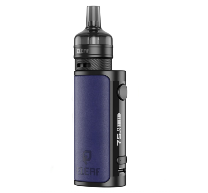 Набор электронная сигарета Eleaf iStick i75 75W 3000mAh with Ep Pod Tank 2ml Original Kit (Blue) (15781)