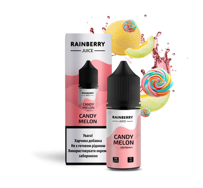 Набор компонентов для самозамеса жидкости на солевом никотине Flavorlab Rainberry Juice 30 мл (Candy Melon Конфеты Дыня, 0-50 мг) (17683)