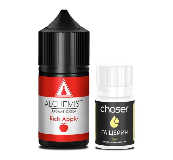 Набор компонентов для самозамеса солевой ALCHEMIST 30 мл (Rich Apple Яблоко, 0-50 мг) (18094)