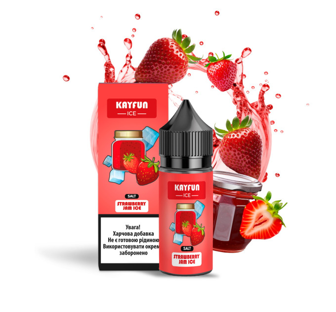 Набор компонентов для самозамеса солевой Flavorlab Kayfun Ice 30 мл (Strawberry Jam Ice, Клубничный джем айс 0-65 мг) (19783)