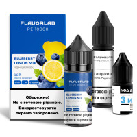 Набор компонентов для самозамеса солевой Flavorlab PE 10000 30мл (Blueberry Lemonade, черника лимонад 0-65 мг)