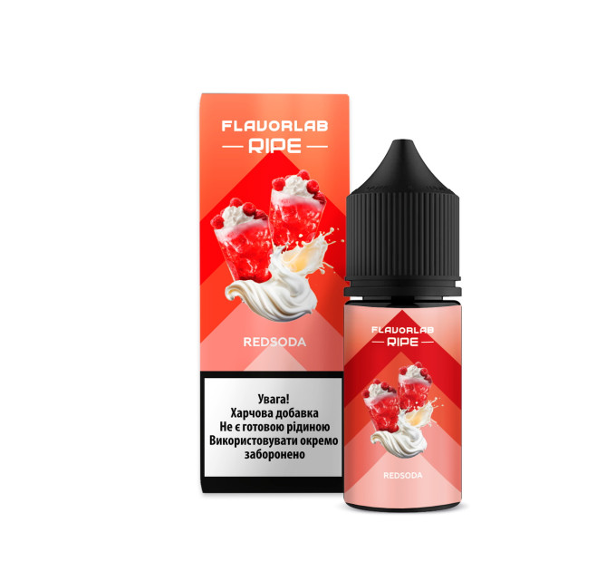Набор компонентов для самозамеса солевой Flavorlab Ripe 30 мл (REDSODA, Малиновый лимонад 0-50 мг) (19484)