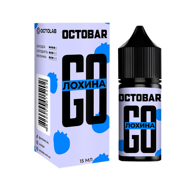 Набор компонентов для самозамеса солевой Octobar GO 30 мл (Голубика, 0-50 мг) (19857)