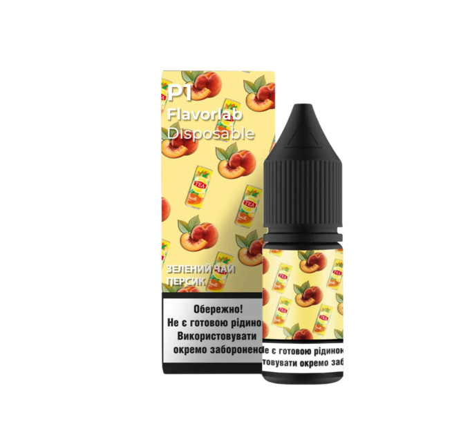 Набор компонентов для самозамеса солевой жидкости Flavorlab P1 10 мл (Green Tea Peach Зеленый чай персик, 0-50 мг) (17918)