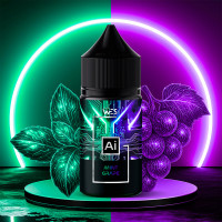 Набор компонентов для самозамеса солевой жидкости WES AI 30 мл (Mint Grape Ментоловый Виноград, 0-50 мг)
