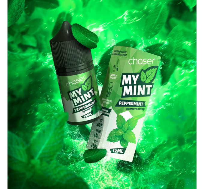 Набор компонентов для самозамеса солевой заправки CHASER MY MINT 30 мл (Peppermint, Перечная мята 0-50 мг) (19042)