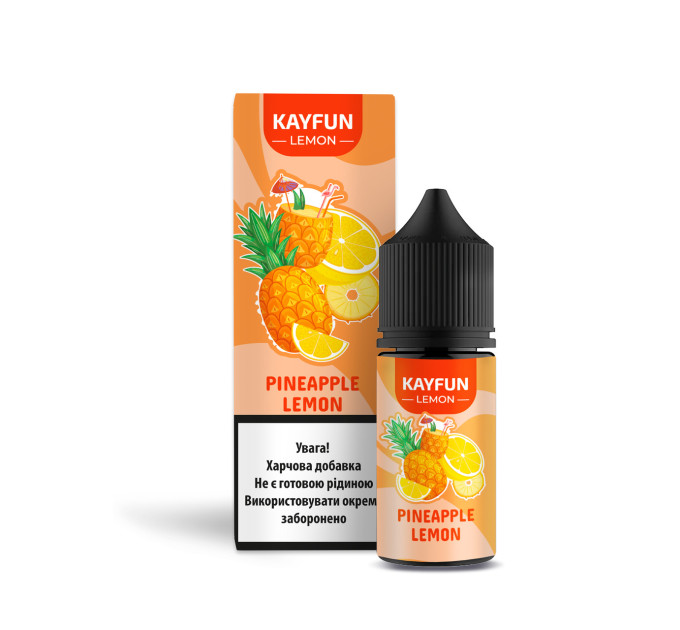 Набор компонентов для самозамеса солевой заправки Flavorlab Kayfun Lemon 30 мл (Pineapple Lemon Ананас Лимон, 0-50 мг) (18742)