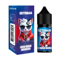 Набор компонентов для самозамеса солевой заправки Octobar NFT 30 мл (Iced Sour Berries, Малина клюква смородина + Лед 0-50 мг)