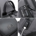 Однолямочный рюкзак через плечо Bange BG-7086 9л Сумка-слинг с USB-разъемом (Gray) (19381)