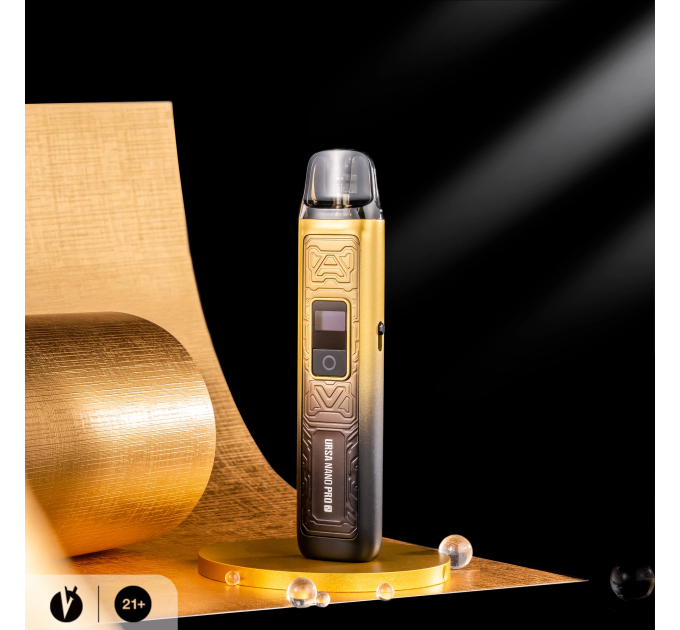 Підсистема Lost Vape Ursa Nano Pro 2 30W Pod 1000mAh 2.5ml Оригінальний комплект (Gold Mecha) (16769)