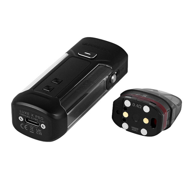 Под-система Vaporesso LUXE X PRO 40W Original Pod System 1500mAh (Black) (16307)