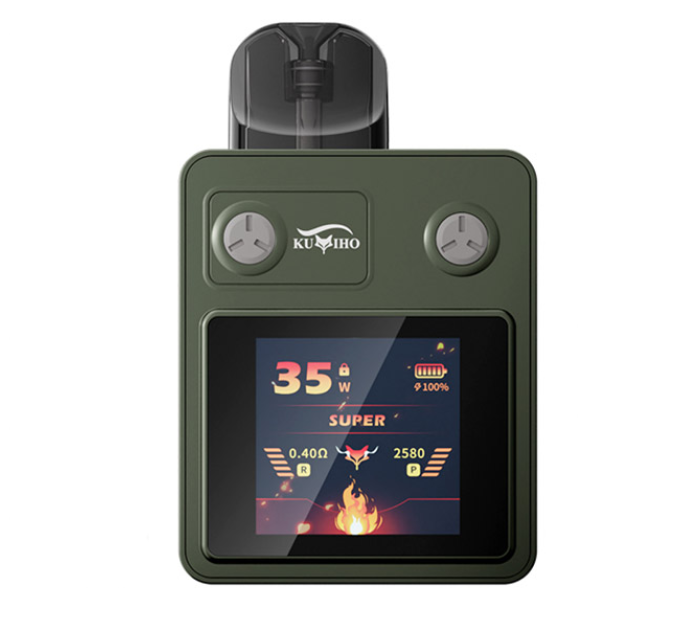 Под-система электронная сигарета Kumiho THOTH T Pro 35W Pod 1300mAh 2ml Original Kit (Jungle Green) (18162)