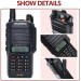 Портативная тактическая рация Baofeng UV-9R PLUS 8w влагозащищенная двухдиапазонная 136-174/400-470 мГц с гарнитурой (19178)
