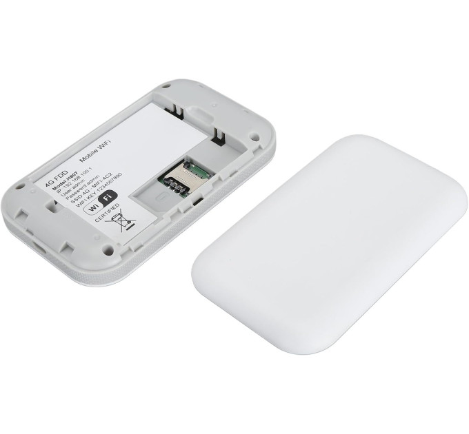 Портативный Wi-Fi модем Mobile Router PH319-E LCD 2.4G , 4G и 5G LTE роутер (White) (17963)