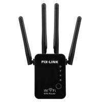 Ретранслятор усилитель Wi-Fi PIX-LINK LV-WR16Q (Black)