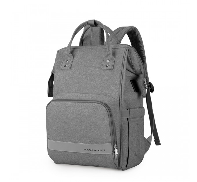 Рюкзак женский Mark Ryden 8703 с USB 17л (Gray) (16270)