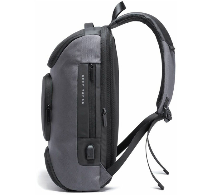Рюкзак городско Bange BG-7078 30л ранец с отсеком для ноутбука до 15.6'' USB-разъем (Gray) (19377)