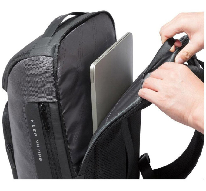 Рюкзак городско Bange BG-7078 30л ранец с отсеком для ноутбука до 15.6'' USB-разъем (Gray) (19377)