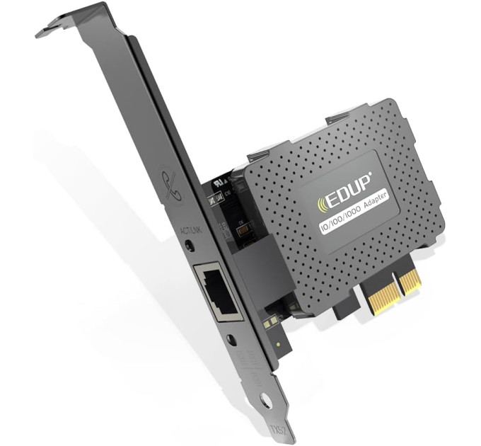 Сетевая карта EDUP EP-9602GS гигабитный сетевой адаптер PCI Express PCIe для ПК (19208)