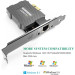 Сетевая карта EDUP EP-9602GS гигабитный сетевой адаптер PCI Express PCIe для ПК (19208)