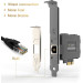 Сетевая карта EDUP EP-9602GS гигабитный сетевой адаптер PCI Express PCIe для ПК (19208)