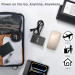 Сетевая зарядная станция ILEPO 500W на 2 USB+6 Type-C мультизарядное устройство мощный блок питания (Black) (19339)