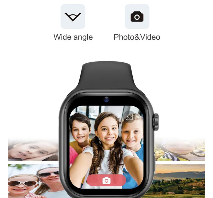 Дитячі смарт-годинник LEMFO K20 4G з камерою WI-FI GPS SIM-картка Original силіконовий ремінець (Білий) (16739)