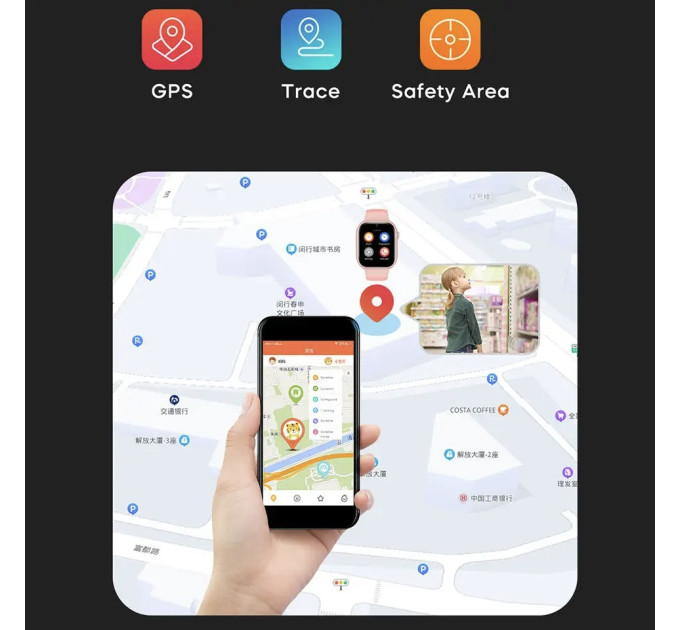 Дитячі смарт-годинник LEMFO K20 4G з камерою WI-FI GPS SIM-картка Original силіконовий ремінець (Білий) (16739)