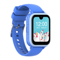 Смарт-часы детские Wonlex KT33 с камерой WI-FI GPS SIM-карта Original силиконовый ремешок (Blue)
