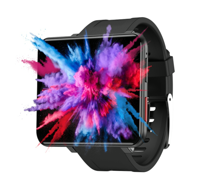 Смарт-часы с Sim картой 4G LEMFO LEMT 3G+32G Original силиконовый ремешок (Black Black) (16720)