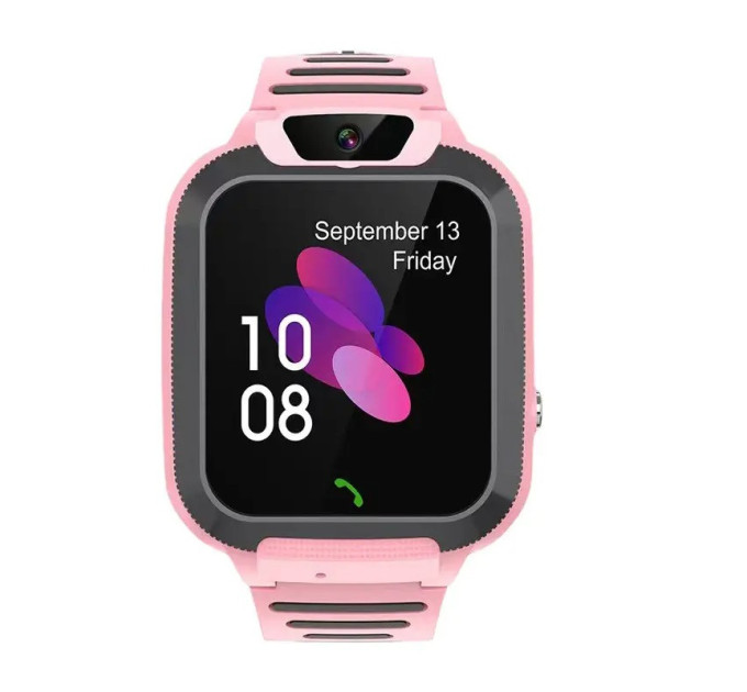 Смарт-часы телефон детские Smart Watch Q20 с видеозвонком WI-FI GPS SIM-карта (Pink) (18579)