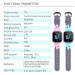 Смарт-часы телефон детские Smart Watch S1 с видеозвонком WI-FI GPS SIM-карта (Pink) (18582)