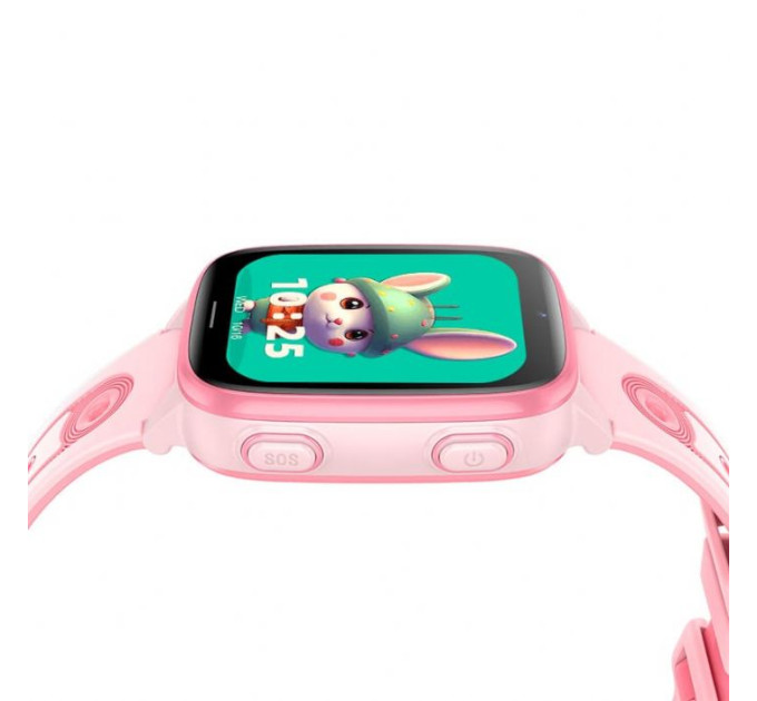 Смарт часы-телефон детские Wonlex CT23 Original с видеозвонком WI-FI GPS SIM-карта (Pink) (18355)