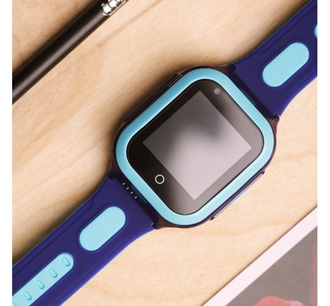 Смарт часы-телефон детские Wonlex KT24S 4G камера прослушка геозона WI-FI GPS SIM Original (Blue) (17000)