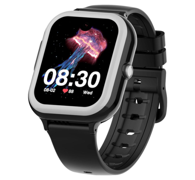 Смарт годинник-телефон дитячі Wonlex KT31 4G з камерою WI-FI GPS SIM-карткою Original (Чорний) (16995)