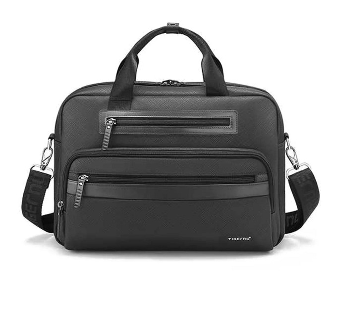 Сумка для ноутбука до 14.1'' Tigernu T-L5207 деловой портфель через плечо 12л (Black) (19392)