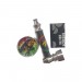 Трубка курительная + гриндер для измельчения табака HL-YD-305 (Конопля Silver Black)