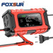 Зарядное устройство автомобильное Foxsur FBC1206D 12V/6А Автоматическое импульсное с функцией восстановления (Red) (19430)