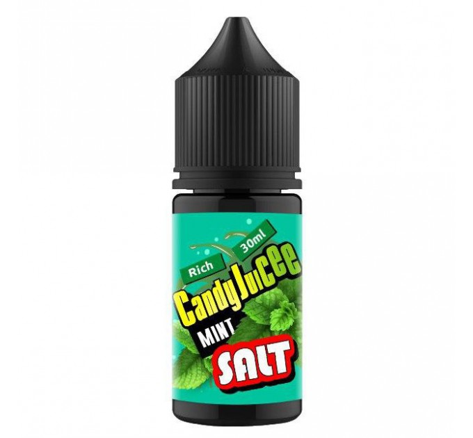 Рідина для POD систем Candy Juice SALT Mint 40 мг 30 мл (М'ятна цукерка)