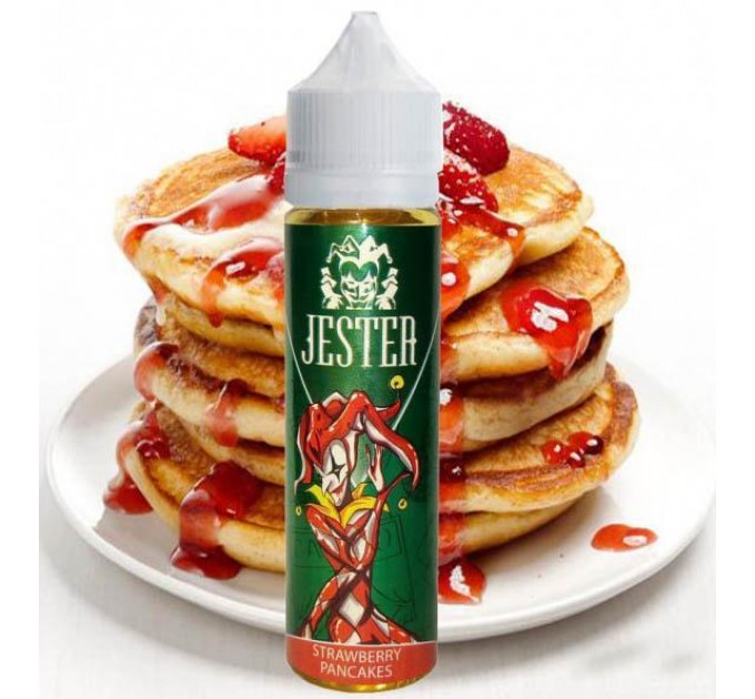 Жидкость для электронных сигарет Jester Strawberry Pancakes 3 мг 60 мл (Блинчик под клубничным джемом)