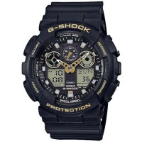 Часы наручные G-SHOCK GA-100B (Black Yellow)