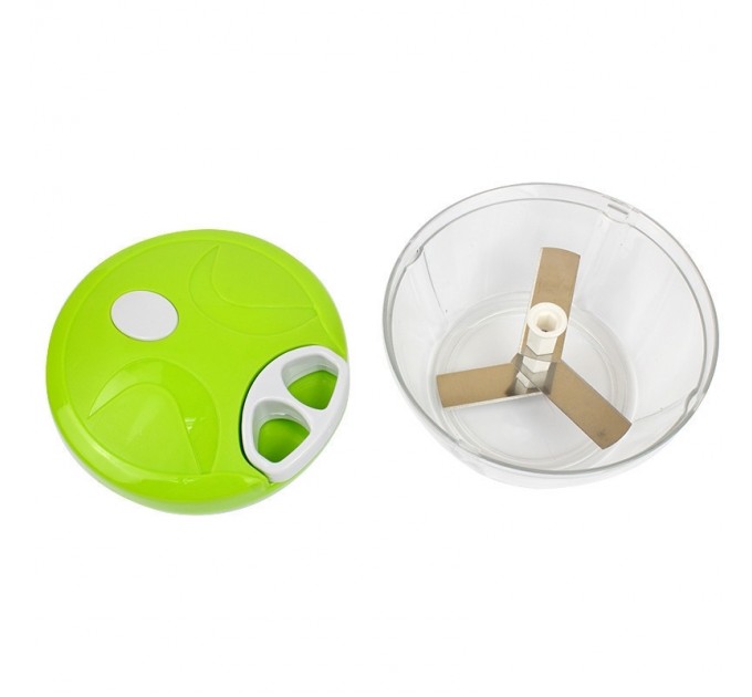 Ручний кухонний подрібнювач Easy Spin Cutter (Green)
