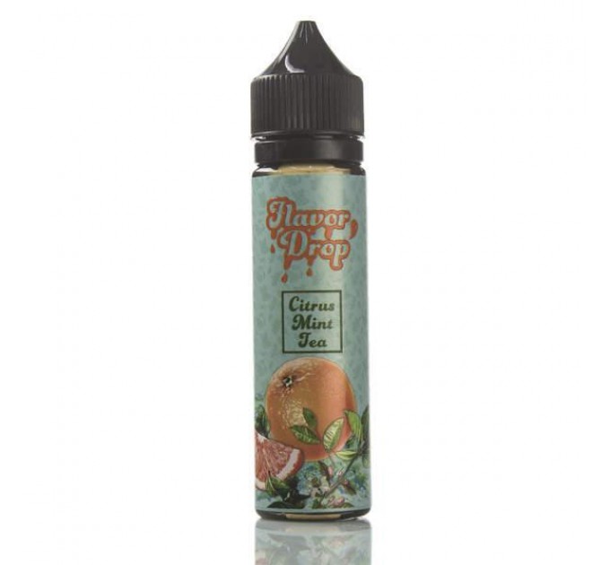 Жидкость для электронных сигарет Flavor Drop Citrus Mint Tea 0 мг 60 мл (Цитрусовый чай)