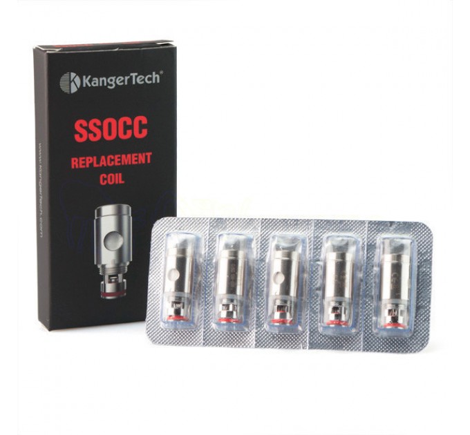 Испарители Kangertech New SSOCC Coil ( Kanger Subox, Topbox, Nebox) SS 0.5 Ом
