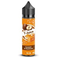 Рідина для електронних сигарет T-Juice Caramel & Hazelnuts 1.5мг 60мл (Карамель з фундкуком)