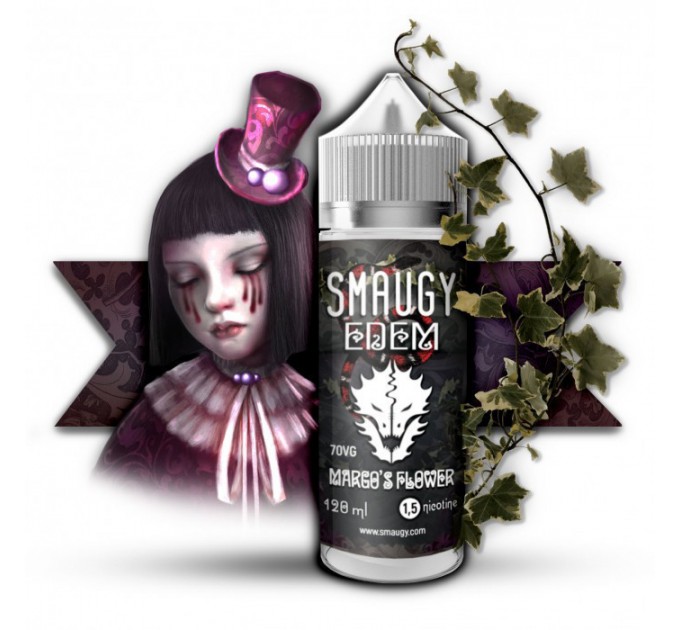Жидкость для электронных сигарет SMAUGY Edem Margo's flower 3 мг 120 мл (Аромат цветов с фруктовой кислинкой)