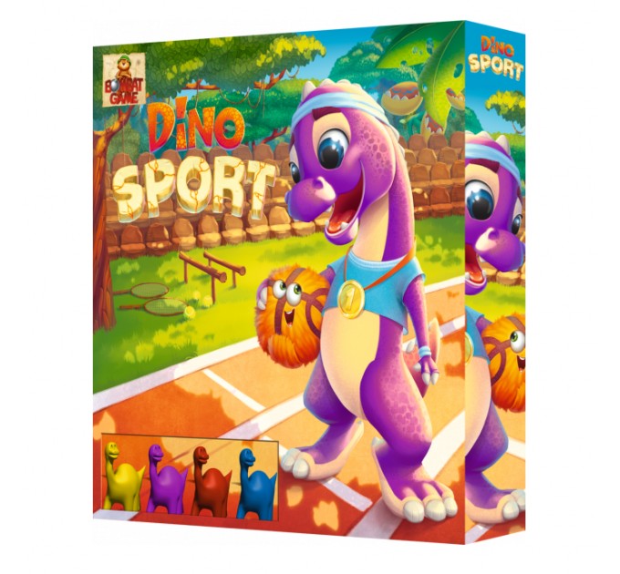 Гра настільна Bombat Game Dino Sport (2-4 гравці, 4-12 років)